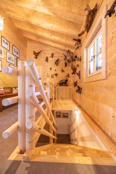 Holziges Stiegenhaus